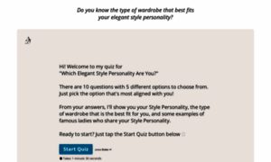 Stylepersonalityquiz.com thumbnail