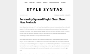 Stylesyntax.com thumbnail