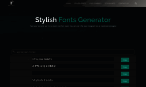 Stylishfonts.in thumbnail