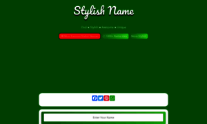 Stylishname.net thumbnail