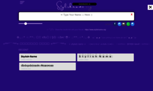 Stylishname.org thumbnail