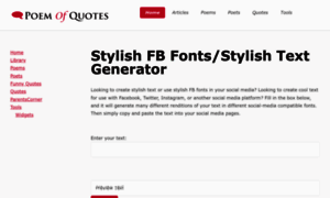 Stylishtextgenerator.info thumbnail