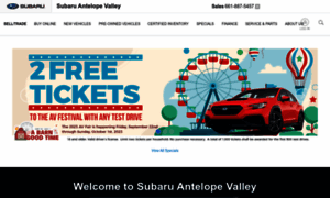 Subaruantelopevalley.com thumbnail