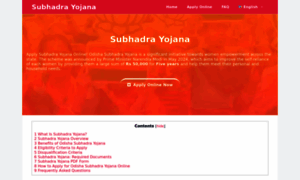 Subhadra-yojana.com thumbnail