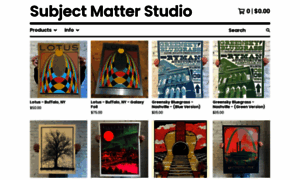 Subjectmatterstudio.bigcartel.com thumbnail