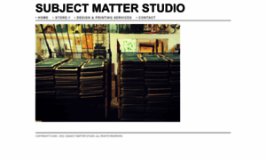 Subjectmatterstudio.com thumbnail