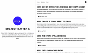 Subjectmatterx.com thumbnail