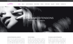 Sublimehairextensions.co.uk thumbnail