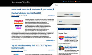 Submissionsiteslist2013.blogspot.in thumbnail