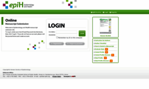 Submit.e-epih.org thumbnail