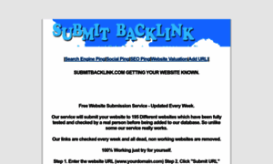 Submitbacklink.com thumbnail