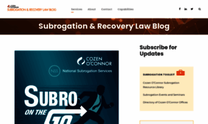 Subrogationrecoverylawblog.com thumbnail