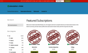 Subscriptionboxfinder.com thumbnail