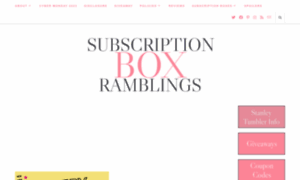 Subscriptionboxramblings.com thumbnail