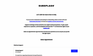 Subsplash.acuityscheduling.com thumbnail