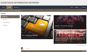 Substance-information-network.org thumbnail