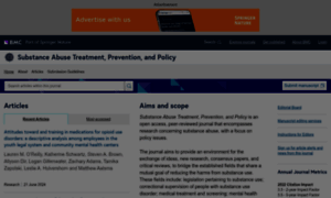 Substanceabusepolicy.biomedcentral.com thumbnail