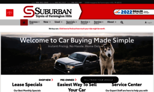 Suburbantoyotaoffarmingtonhills.com thumbnail