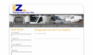 Subzerorefrigeratedvanhire.co.uk thumbnail