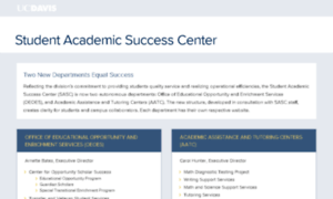 Success.ucdavis.edu thumbnail
