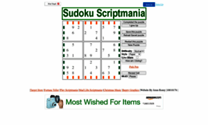 Sudoku.scriptmania.com thumbnail