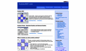 Sudoku9981.com thumbnail