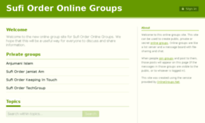 Sufiorder.onlinegroups.net thumbnail