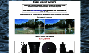 Sugarcreekfountains.com thumbnail