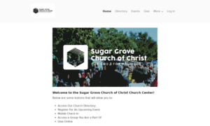 Sugargrove.churchcenter.com thumbnail