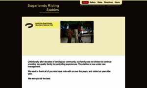 Sugarlandridingstables.com thumbnail