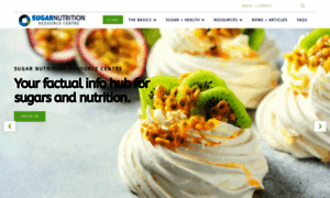 Sugarnutritionresource.org thumbnail