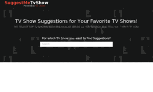 Suggestmetvshow.episodate.com thumbnail