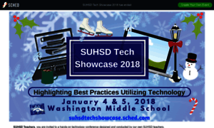 Suhsdtechshowcase2018.sched.com thumbnail