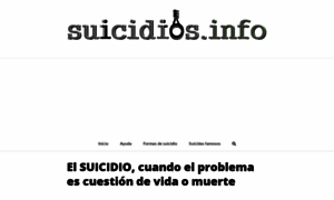 Suicidios.info thumbnail