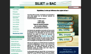Sujetdebac.free.fr thumbnail