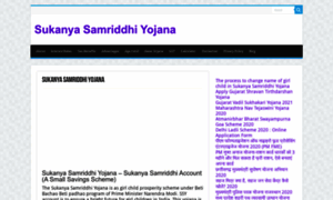 Sukanyasamriddhiaccountyojana.in thumbnail