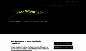 Sulanautopalvelu.fi thumbnail