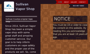 Sullivanvaporshop.com thumbnail