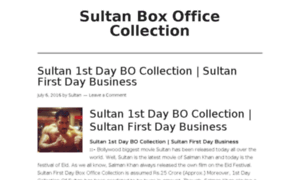 Sultanboxofficecollections.com thumbnail