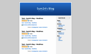 Sum24.wordpress.com thumbnail