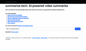 Summarize.tech thumbnail
