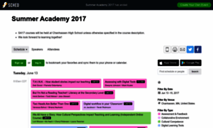 Summeracademy2017.sched.com thumbnail