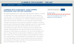 Summerprograms.online thumbnail