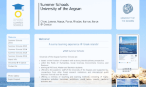 Summerschools.pns.aegean.gr thumbnail