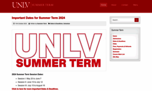 Summerterm.unlv.edu thumbnail
