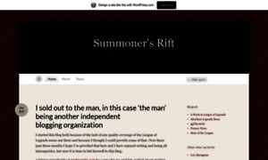 Summonersriftlol.wordpress.com thumbnail