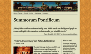 Summorum-pontificum.de thumbnail