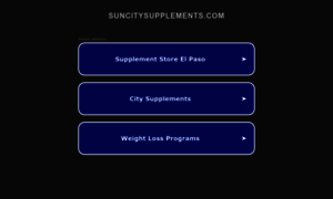 Suncitysupplements.com thumbnail