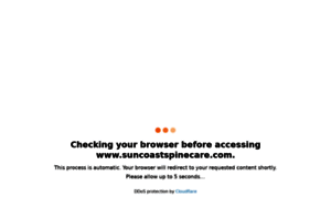 Suncoastspinecare.com thumbnail