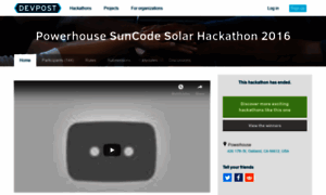Suncode.devpost.com thumbnail